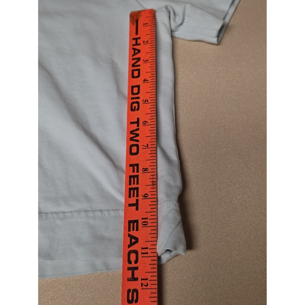 Lululemon Short Sleeve Sweatshirt Size L Baby Blue Oversized - Picture 13 of 14